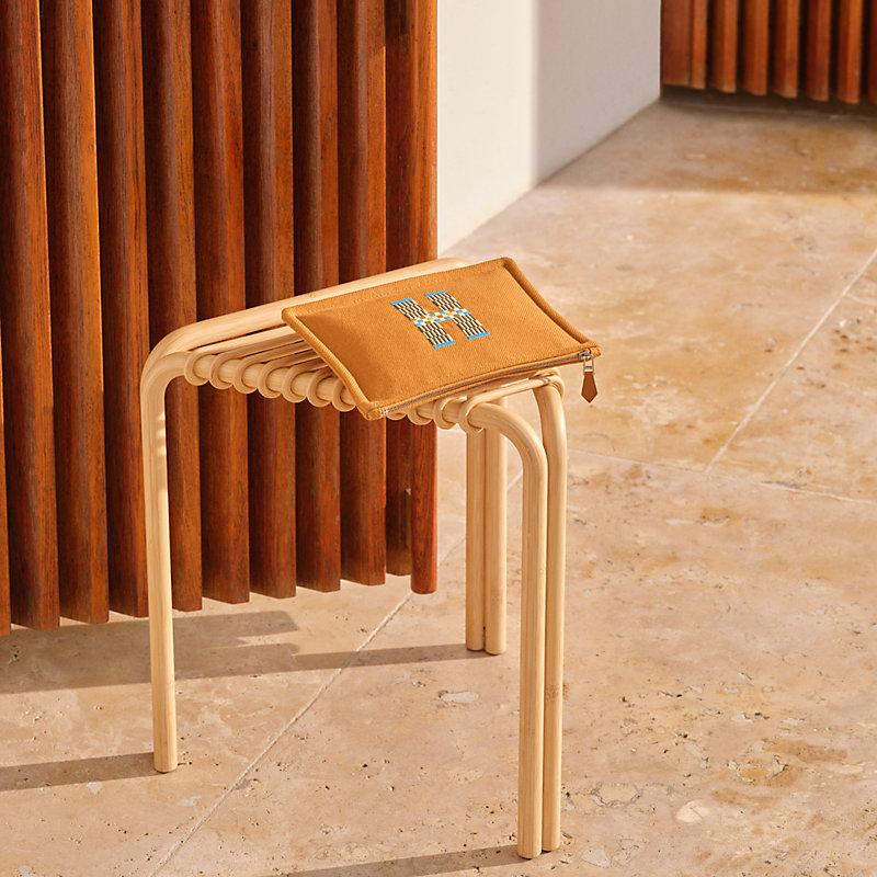 Flat H Natte case, small model | Hermès Mainland China